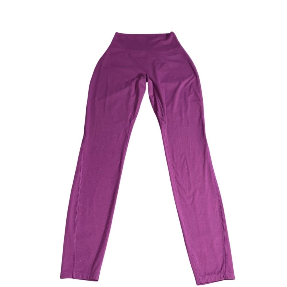 High-Waisted Purple Athletic Leggings Women's Sizes XS
